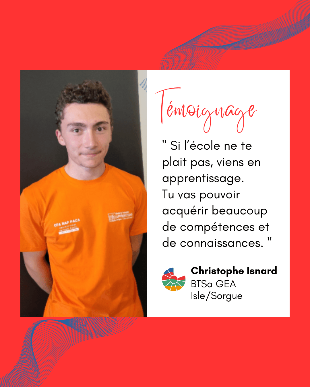 A la rencontre de Christophe, apprenti en BTSa GDEA
