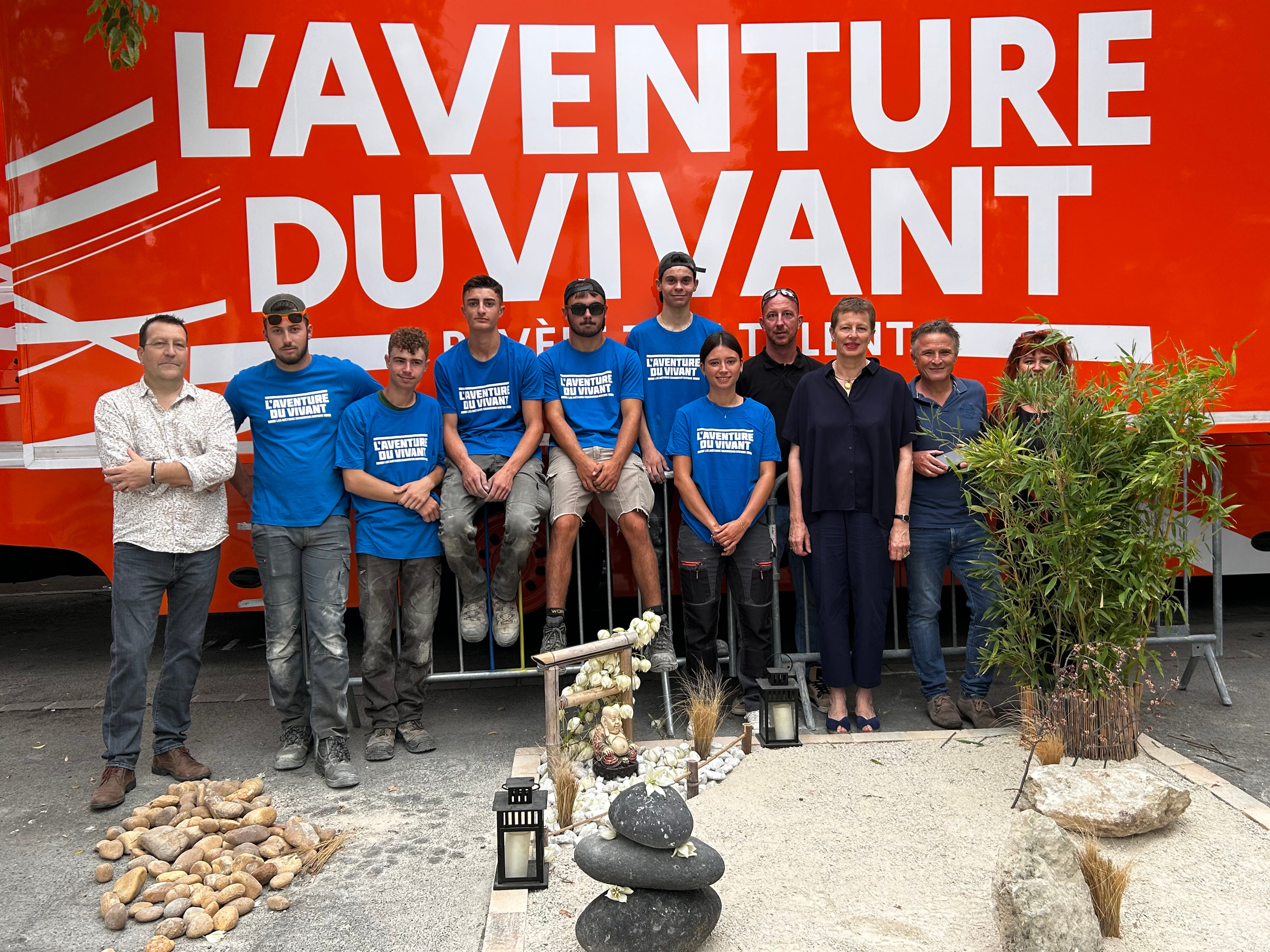 Apprentis en Bac Pro AP aux Rencontres d'Arles le 20 septembre 2023