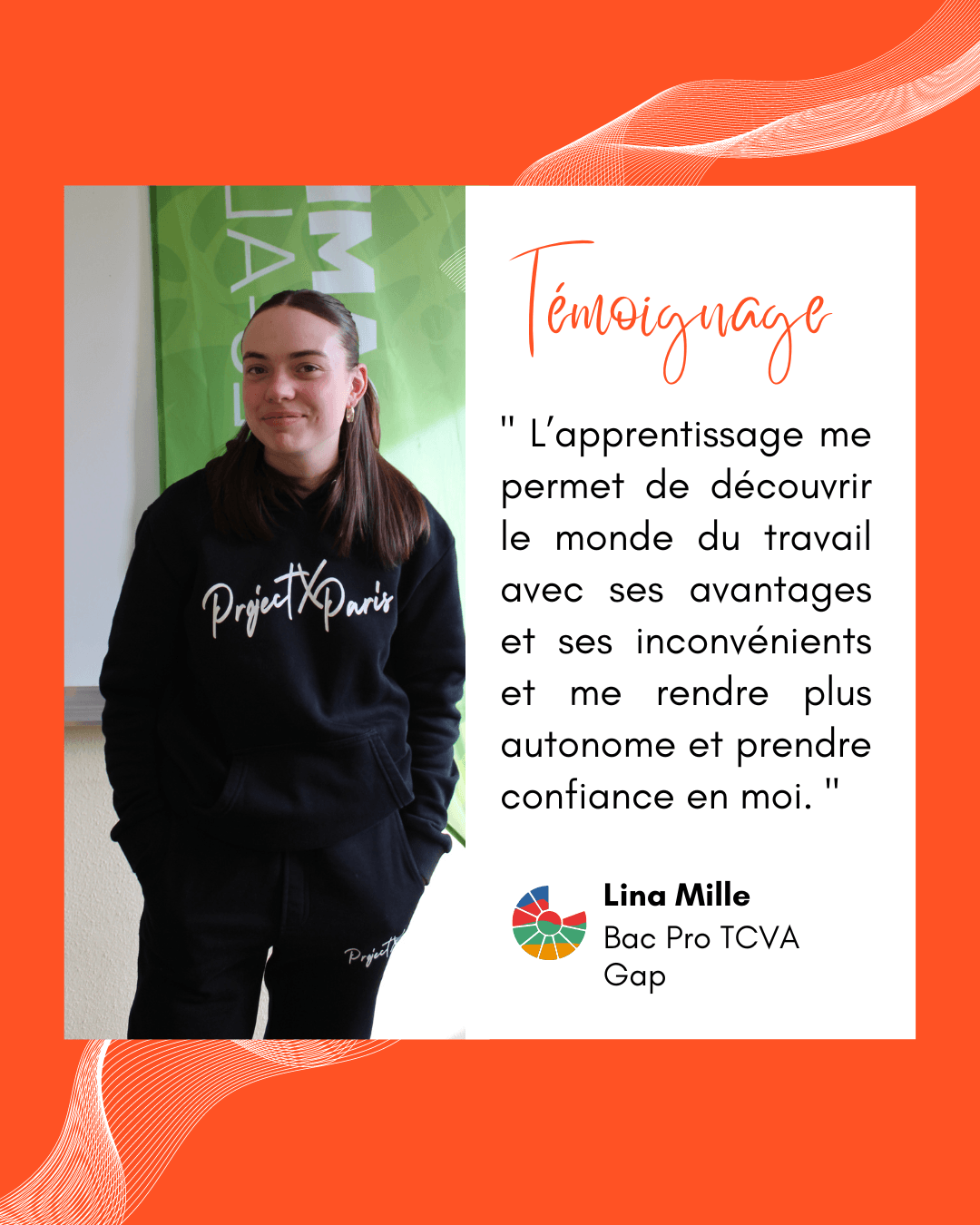  Rencontre avec Lina Mille apprentie en Bac Pro Technicien Conseil Vente à Gap