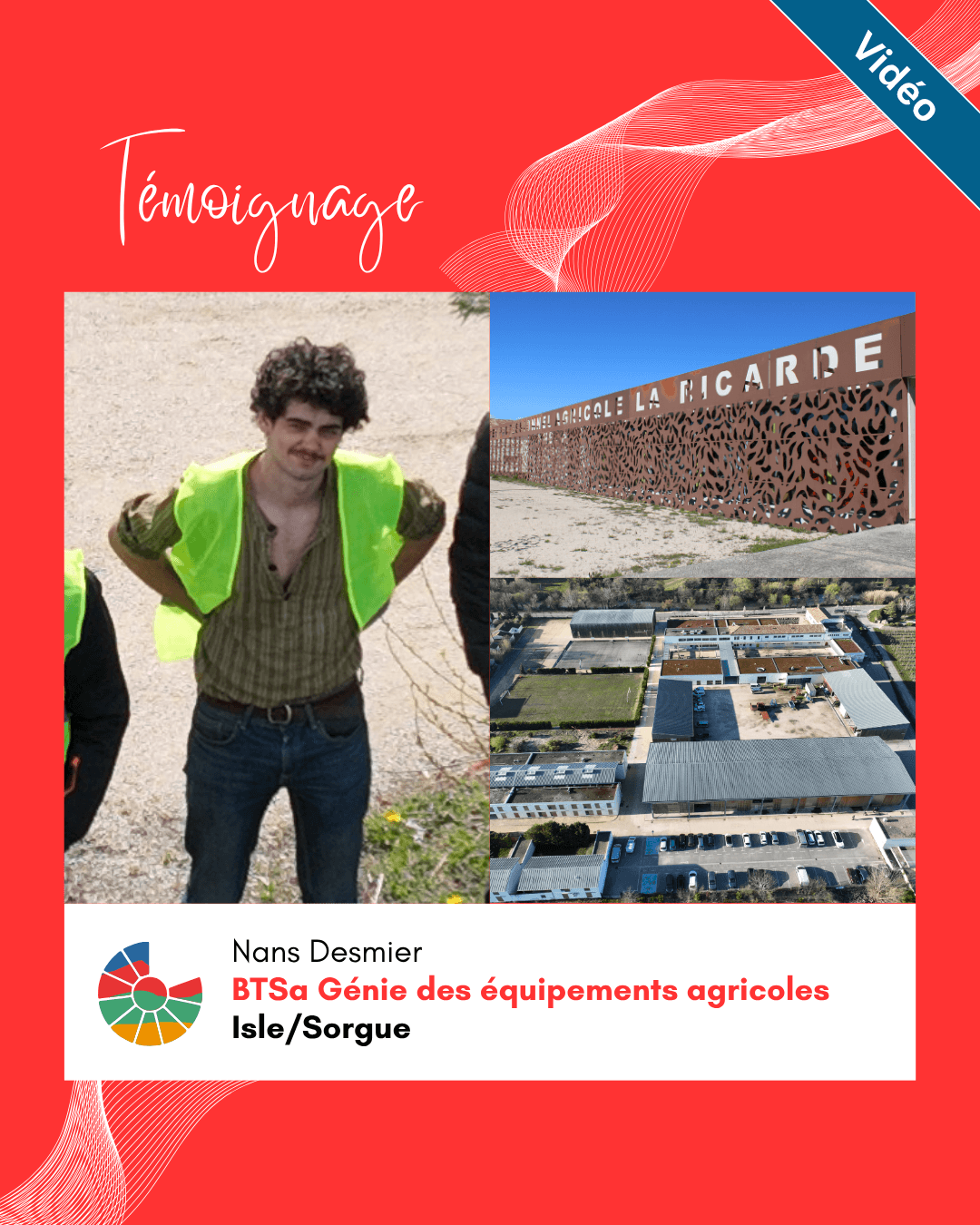 Interview d&#039;un apprenti en BTSa Génie des Equipements Agricoles - Isle sur la Sorgue