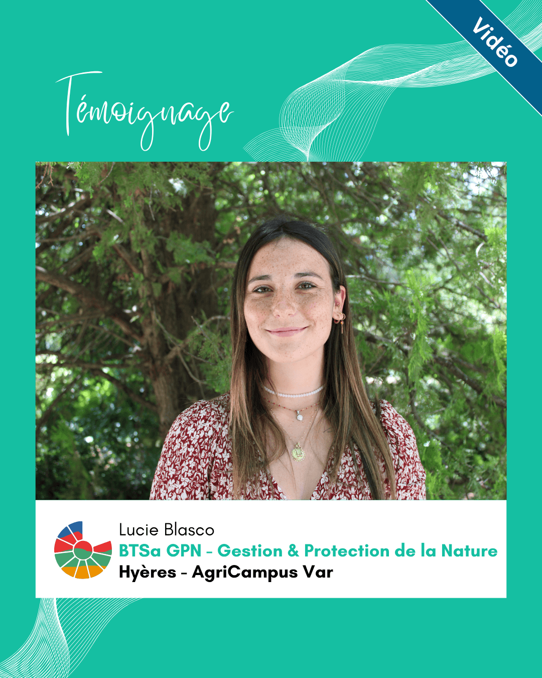 Témoignage de Lucie, apprentie en BTSa GPN (Gestion et Protection de la Nature) à Hyères - Agricampus Var