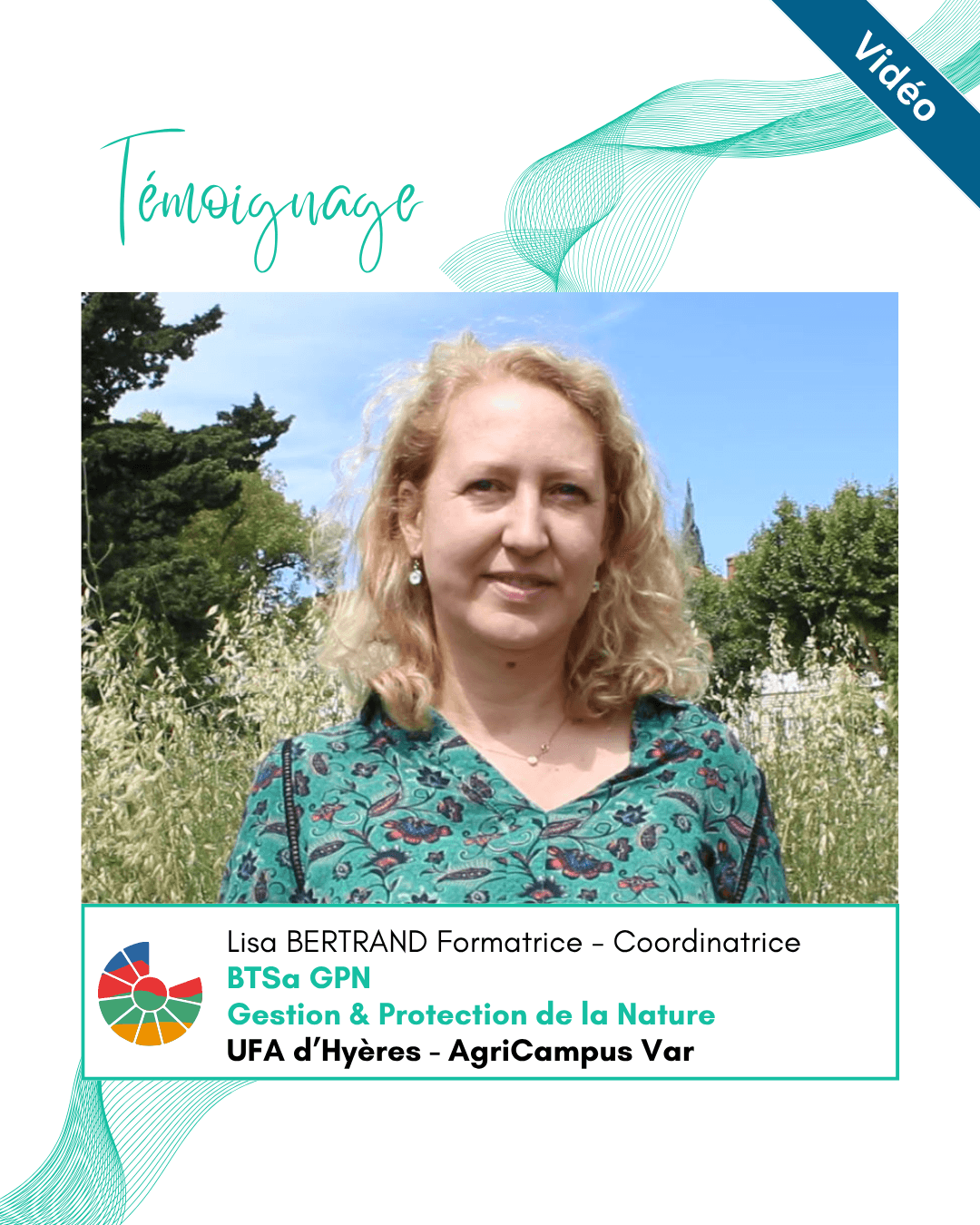 Témoignage d&#039;une formatrice du BTSa GPN (Gestion &amp; Protection de la Nature) - Agricampus Var