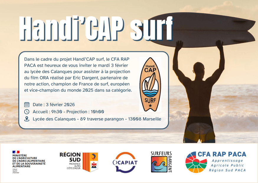 Handi’CAP Surf : projection du film ORA et rencontre avec Éric Dargent