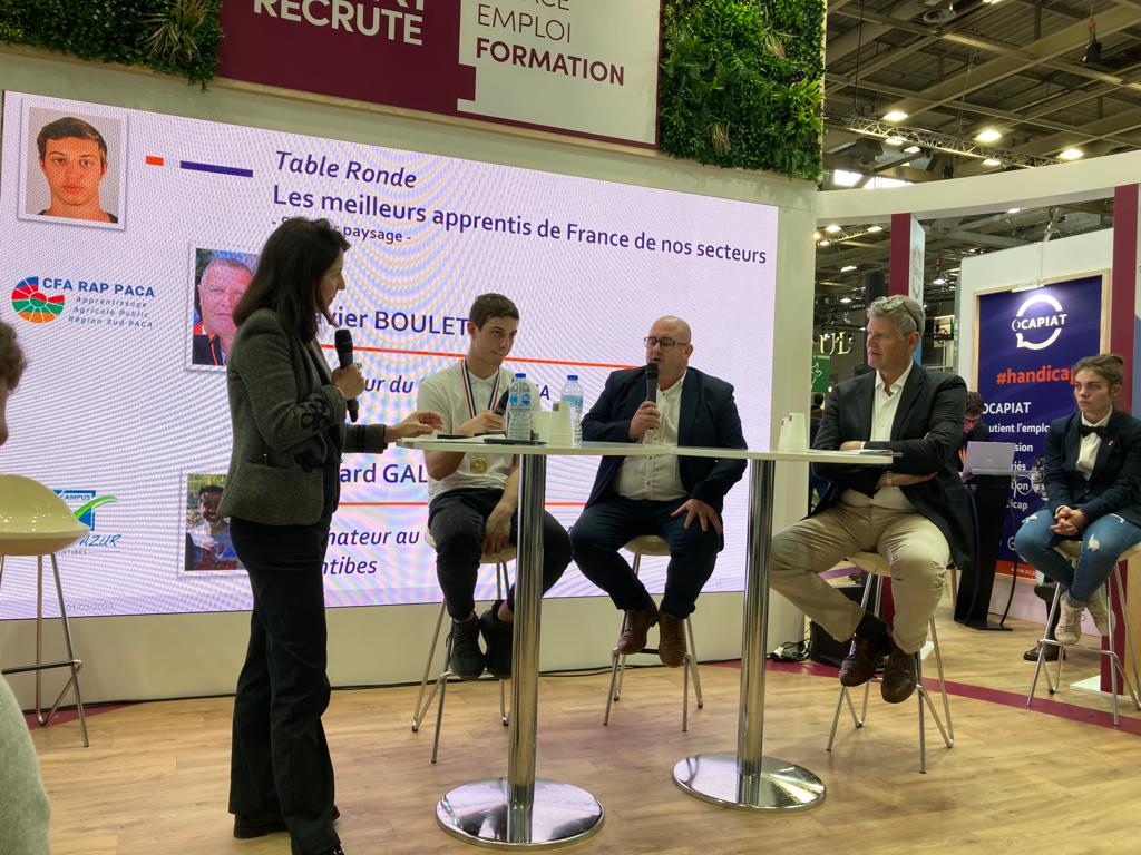 Table ronde OCAPIAT, un apprenti du CFA RAP PACA à l&#039;honneur !