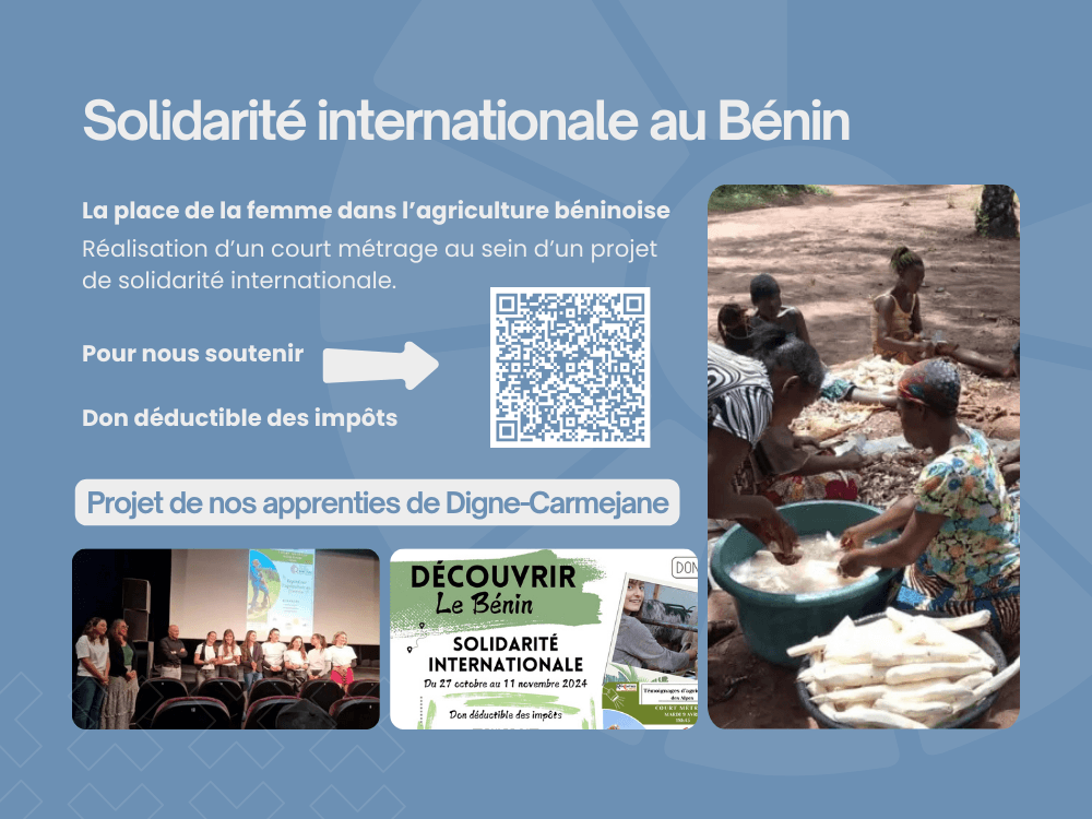 La place de la femme dans l’agriculture béninoise : Un projet de solidarité internationale