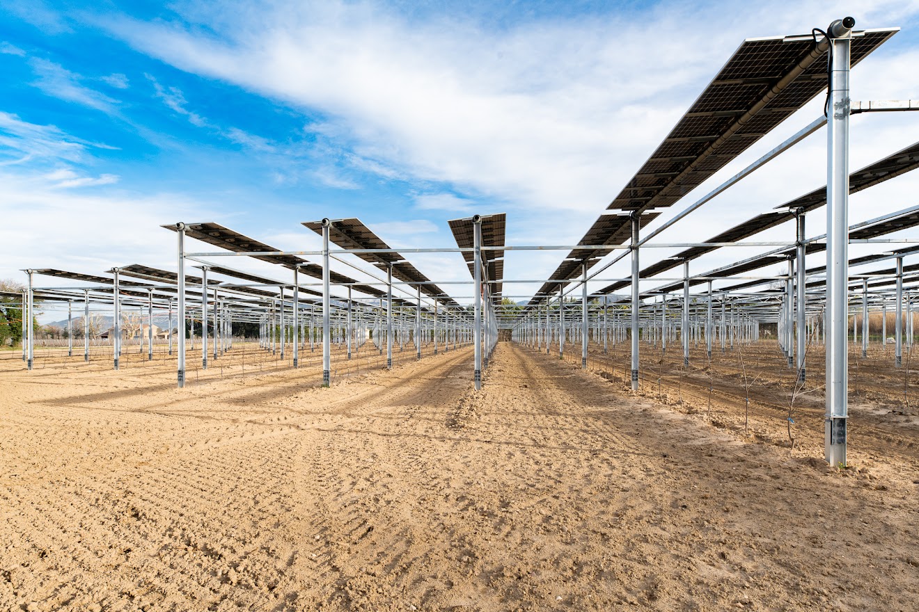 Installation agrivoltaïque de Carpentras
